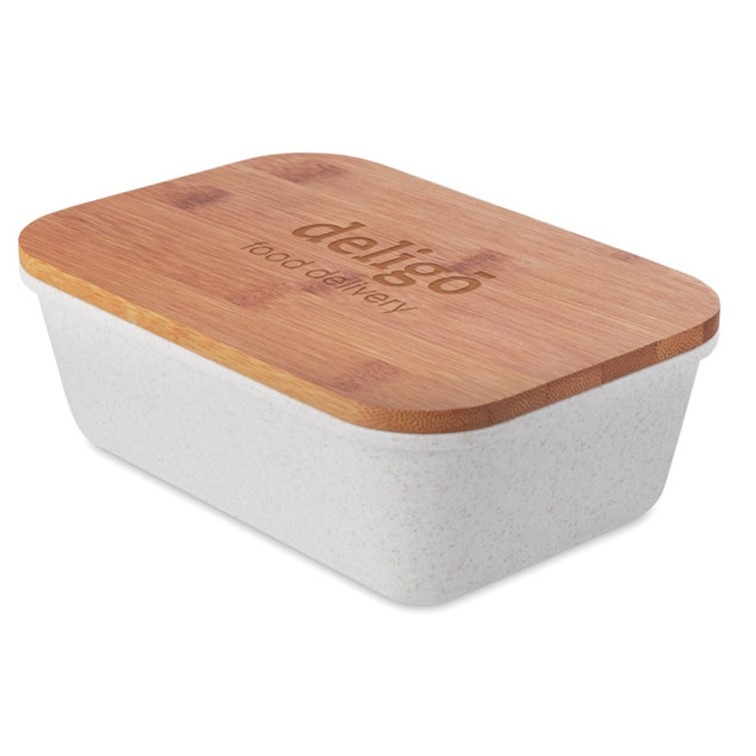 Bamboo Lid Lunch Box