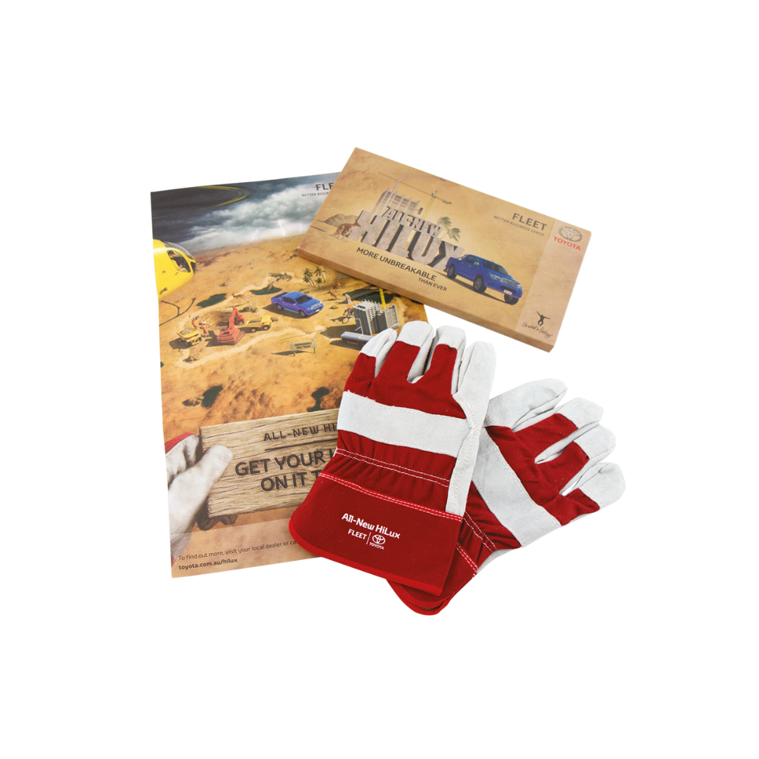 Toyota “tough gloves” sell “tough utes”